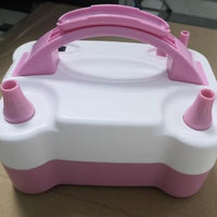 Pink & White Electric Balloon Air Inflator 600w