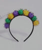 Marid Gras Pom-Pom Headband