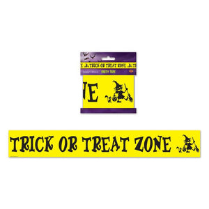 Trick or Treat Zone Party Tape