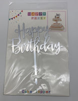 Acrylic Happy Birthday Cake Topper