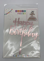 Acrylic Happy Birthday Cake Topper