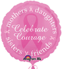 HOLOGRAM BREAST CANCER AWARENESS FOIL BALLOON