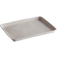 12" X 9" Molded Fiber Rectangle Tray