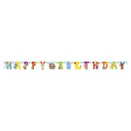 Cocomelon Happy Birthday Large Jointed Banner