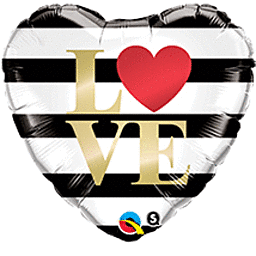 18" Love Horizontal Stripes