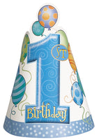 First Birthday Blue High Chair Decorating Kit