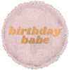 18" 24K Birthday Babe Foil Balloon