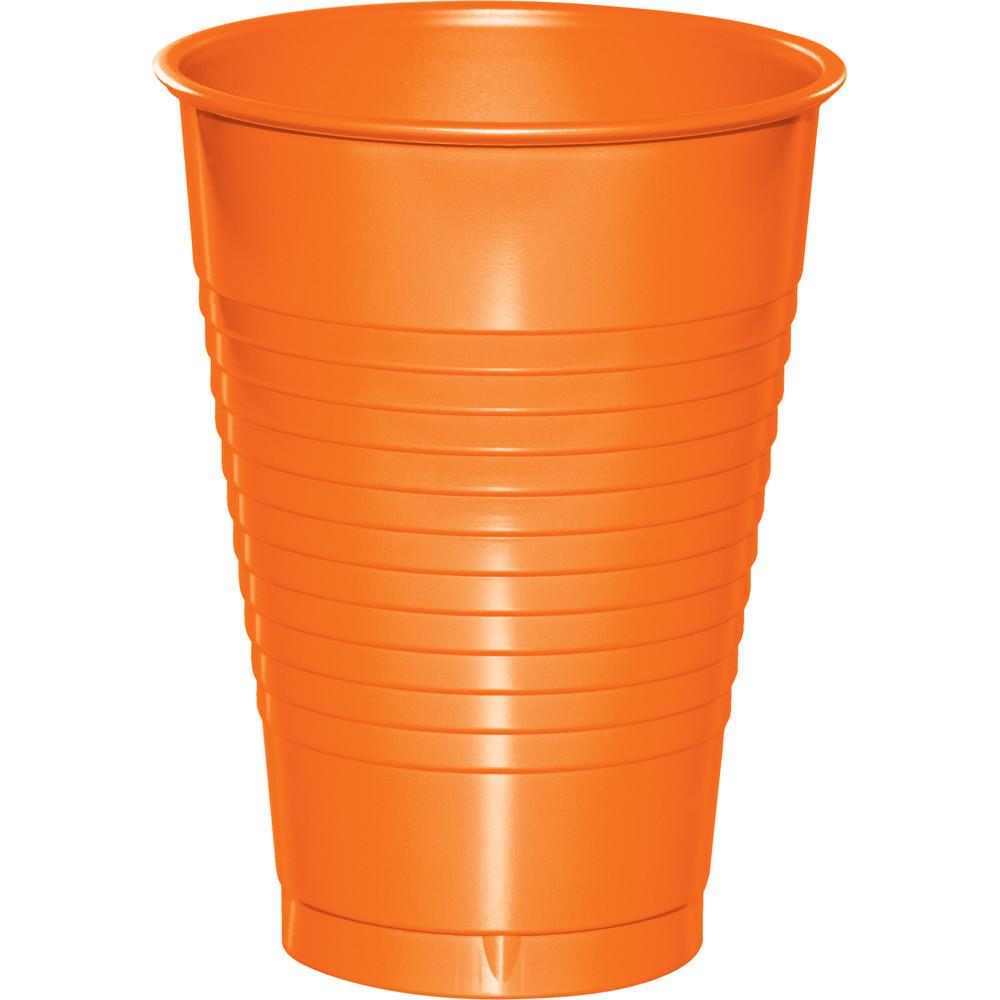 Orange Disposable Cups at