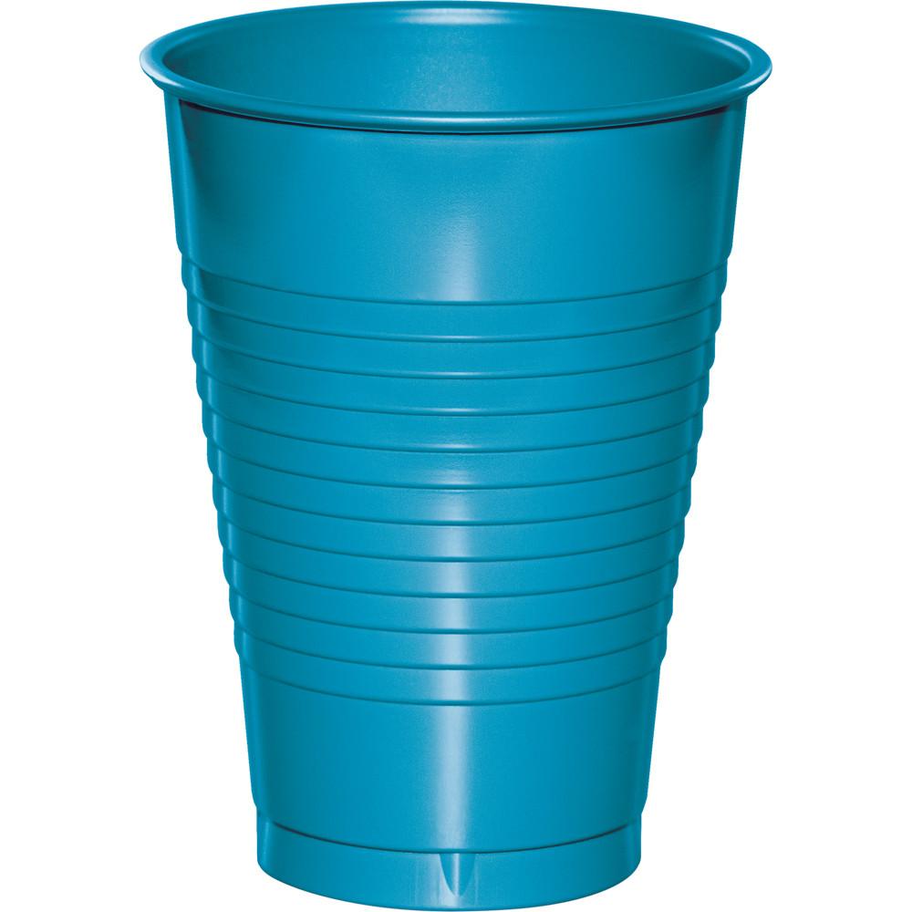 Bright Royal Blue Big Party Pack 12 Oz Plasitc Cups – US Novelty