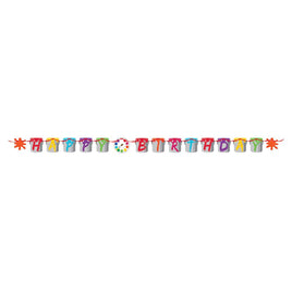 Art Party Ribbon Banner Shaped 1 ct