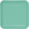 FRESH MINT SQUARE PAPER LUNCH PLATES 18 CT. 