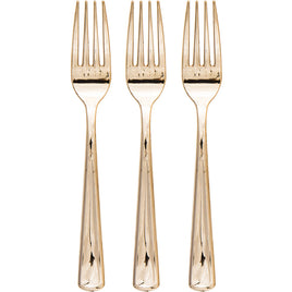 Metallic Gold Forks 24 ct.