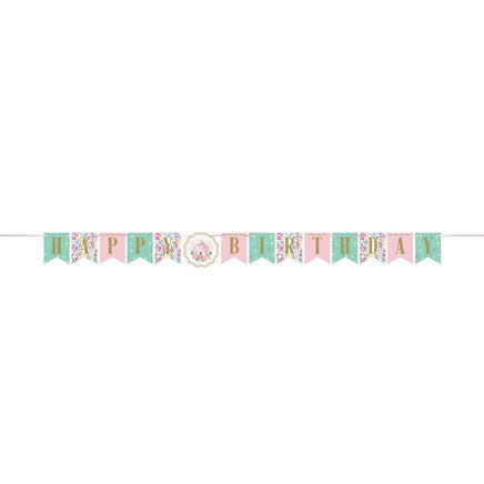 Floral Tea Party Banner 1 ct.