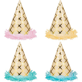 Ice Cream Party Foil Party Hats 8 ct. 