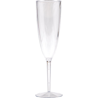 Clear Plastic Mimosa Flutes - 20 Ct.