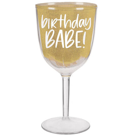 Happy Cake Day Wine Goblet