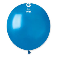 19in. Metallic Gemar Latex Balloons 25ct.