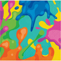 Splatter Beverage Napkins 16 ct.