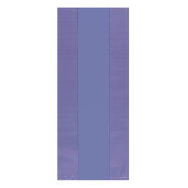 PURPLE LARGE CELLO PARTY BAGS  25 CT. 