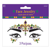 Mardi Gras Face Jewels