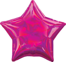 19" Iridescent Magenta Star