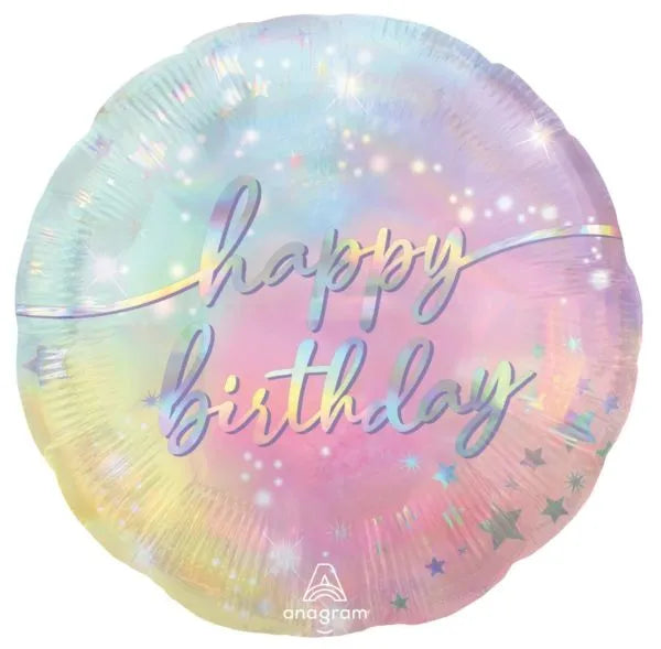 17" LUMINOUS BIRTHDAY FOIL BALLOON