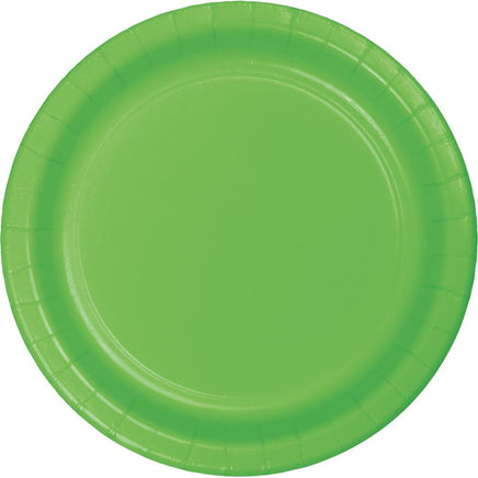 9 in. Fresh Lime Paper Lunch Plates 24 ct