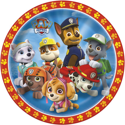 Paw Patrol Round 9" Dinner Plates 8ct