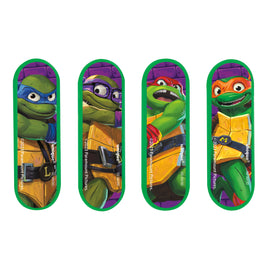 TMNT Mutant Mayhem Mini Skateboard Favors  4ct