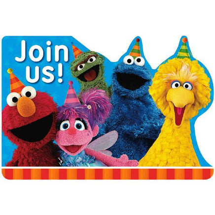 Sesame Street Postcard Invitations  8 ct. 