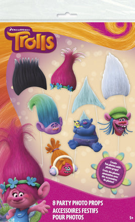 Trolls Photo Booth Props  8ct