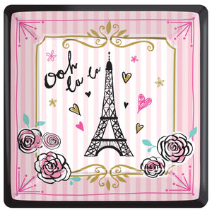 Day In Paris 7" Square Plate  8 ct.