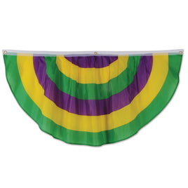 Mardi Gras Fabric Bunting