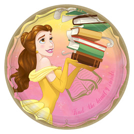 ©Disney Princess Round Plates, 9" - Belle 8 ct.