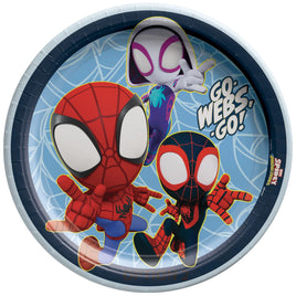 Spidey & His Amazing Friends 9" Round Plates  8 ct.