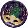 Mardi Gras Masquerade 9" Round Plates