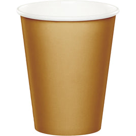 9 oz. Glittering Gold Paper Cups 24 ct