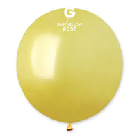 19in. Metallic Gemar Latex Balloons 25ct.