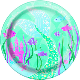 Mermaid Dessert Plates 8 ct. 