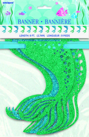 9 ft. Mermaid Glitter Garland 1 ct. 