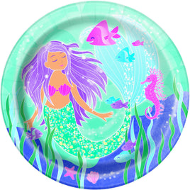 Mermaid Dinner Plates 8 ct 