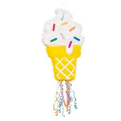 Ice Cream Cone Shaped Drum Pinata