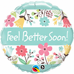 18" FEEL BETTER SOON FLORAL