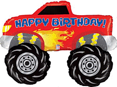 40" MONSTER TRUCK BIRTHDAY SHAPE