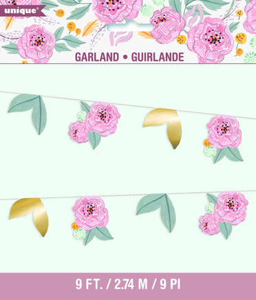 9 ft. Floral Cut Out Banner 1 ct 