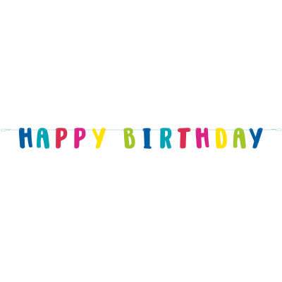 Llama Happy Birthday Letter Banner 6 ft