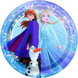 Disney Frozen 2 Round 7" Dessert Plates  8ct