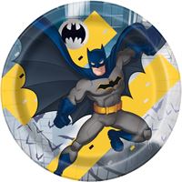 Batman Round 9 Dinner Plates  8ct