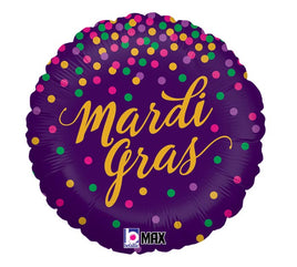 18" Mardi Gras Confetti