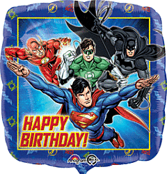 JUSTICE LEAGUE HAPPY BIRTHDAY